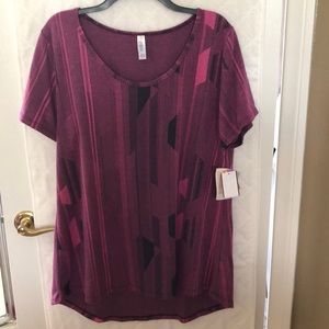 Lularoe Classic XL NWT pink and black